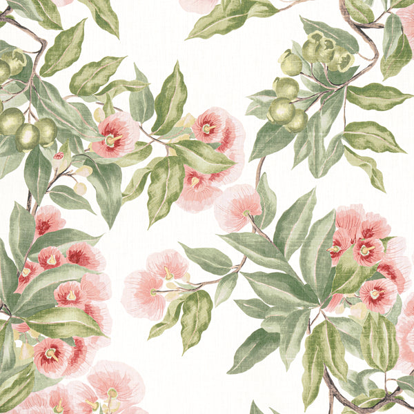 Camellia Garden - Coral Wallcovering | Thibaut