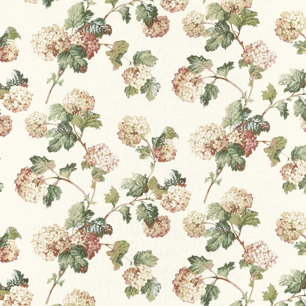 Sussex Hydrangea - Soft Gold Fabric | Anna French