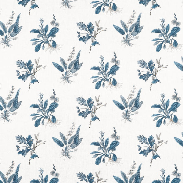 Woodland Fabric – Blue | Anna French