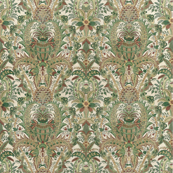 Narbeth - Natural and Green Fabric | Anna French
