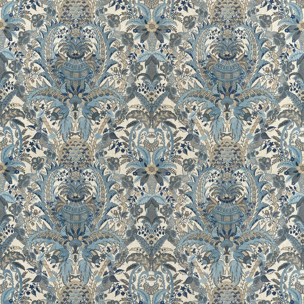 Narbeth - Slate and Grey Fabric | Anna French