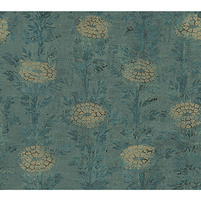 Waves Gold Wallcovering | Jeffrey Stevens