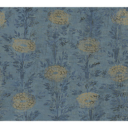 Rodanthe Gold Wallcovering | Jeffrey Stevens