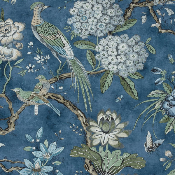 Villeneuve Fabric – Navy | Anna French