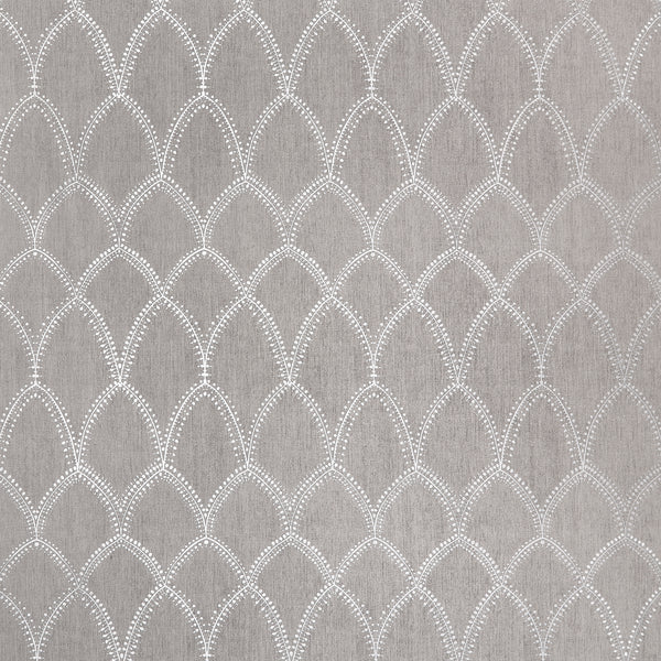 Burmese - Grey Wallcovering | Thibaut