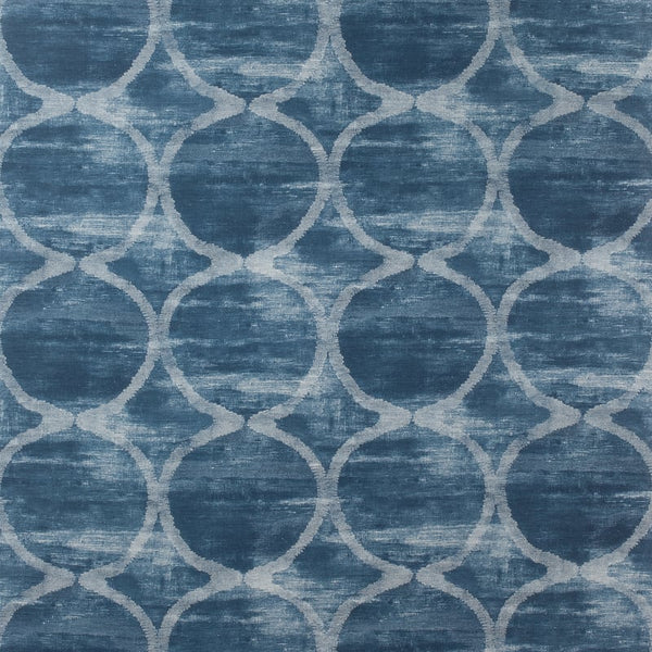 Watercourse Fabric – Navy | Anna French