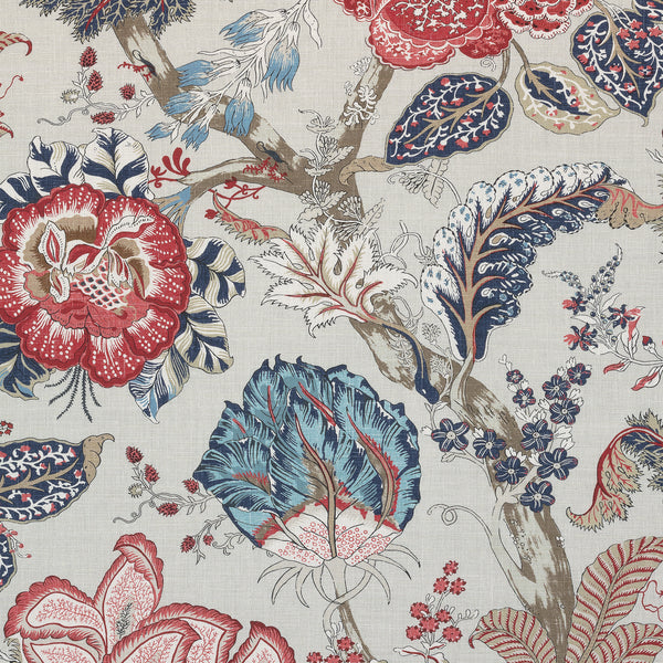 Kalamkari - Blue and Red Wallcovering | Thibaut