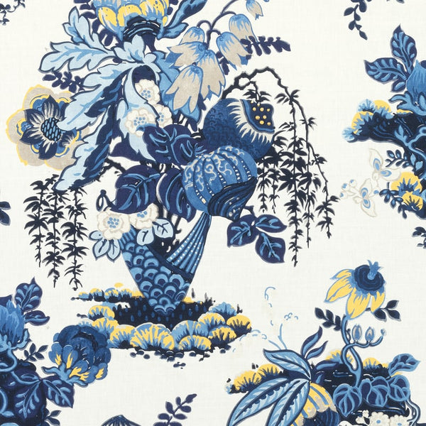 Fairbanks Fabric – Blue and White | Anna French
