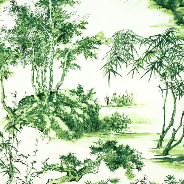 Kyoto - Emerald Green Fabric | Anna French