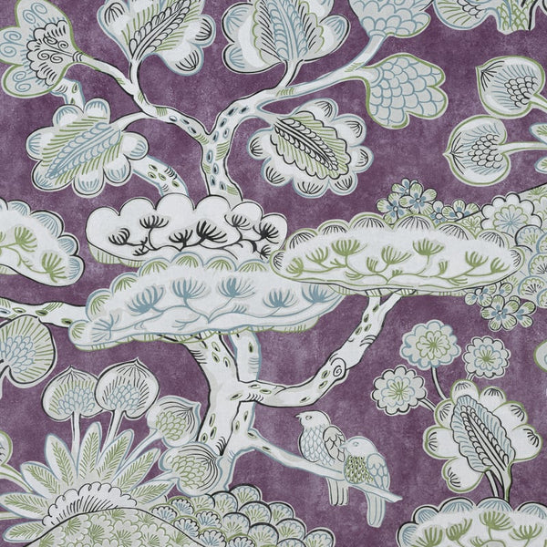 Tree House - Eggplant Fabric | Anna French