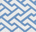 French Blue on White