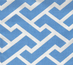 French Blue on White