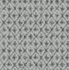 Malibu Shibori Geo Wallpaper - Contemporary Geometric - Metallic Silver & Charcoal | Malibu Wallpaper