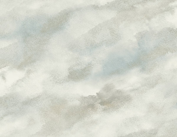Cloudy Diagonal Faux Contemporary Abstract - Greige, Taupe, & Ivory | Architectural Wallcoverings
