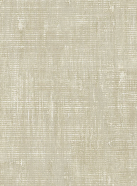 Malibu Imperial Linen Wallpaper - Traditional Linen - Metallic Pearl and Tan | Malibu Wallpaper