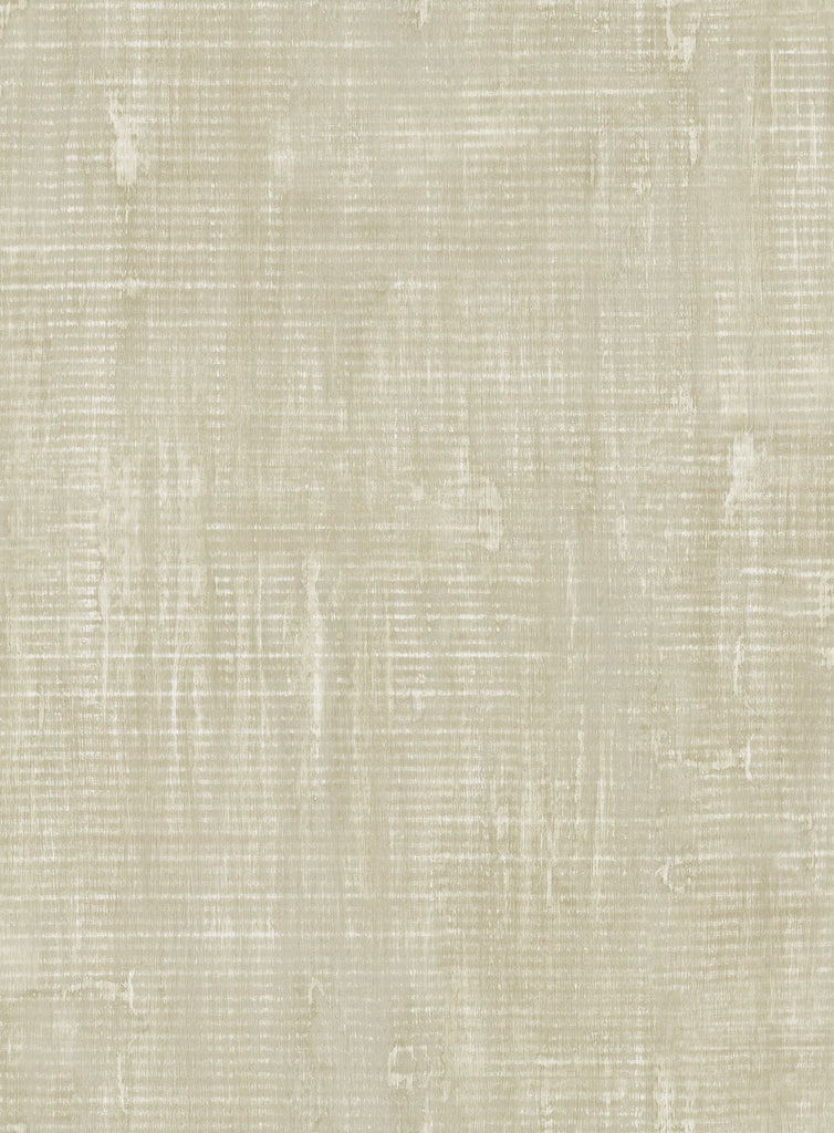 Malibu Imperial Linen Wallpaper - Traditional Linen - Metallic Pearl and Tan | Malibu Wallpaper