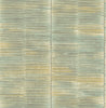 Malibu Dynasty Bamboo Wallpaper - Traditional Stripe - Sage and Metallic Pearl | Malibu Wallpaper