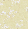Malibu Silk Road Dogwood Wallpaper - Traditional Floral - Metallic Pearl and Gold | Malibu Wallpaper