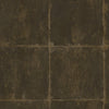 Malibu Great Wall Blocks Wallpaper - Traditional Geometric - Metallic Mocha and Gold | Malibu Wallpaper