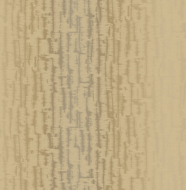 Koi Texture Traditional Abstract - Metallic Gold and Taupe | Architectural Wallcoverings