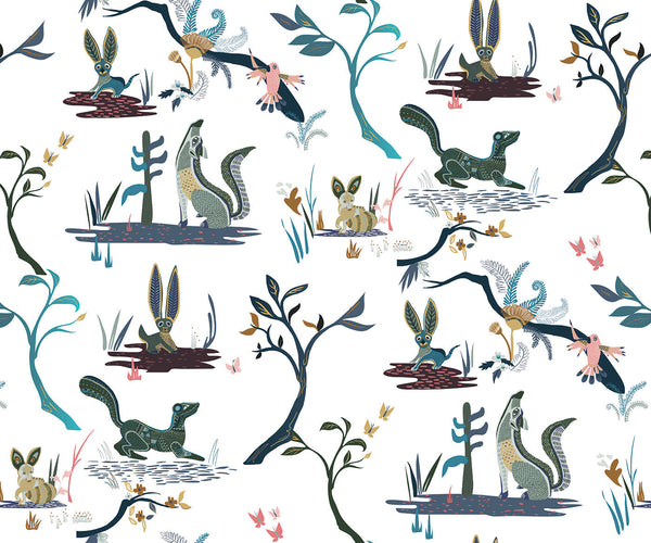 Iconic Village Fabric | Phillipe Romano Screen Prints