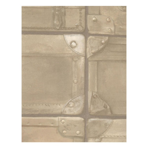 Luggage - Vellum | Kravet Couture | Andrew Martin Engineer | Novelty Wallcovering Print