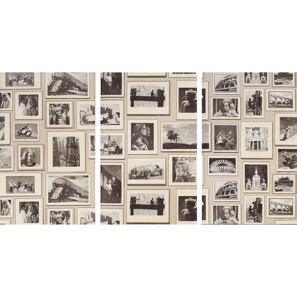 Studio - Grey Charcoal | Kravet Couture | Andrew Martin Museum | Novelty Wallcovering Print