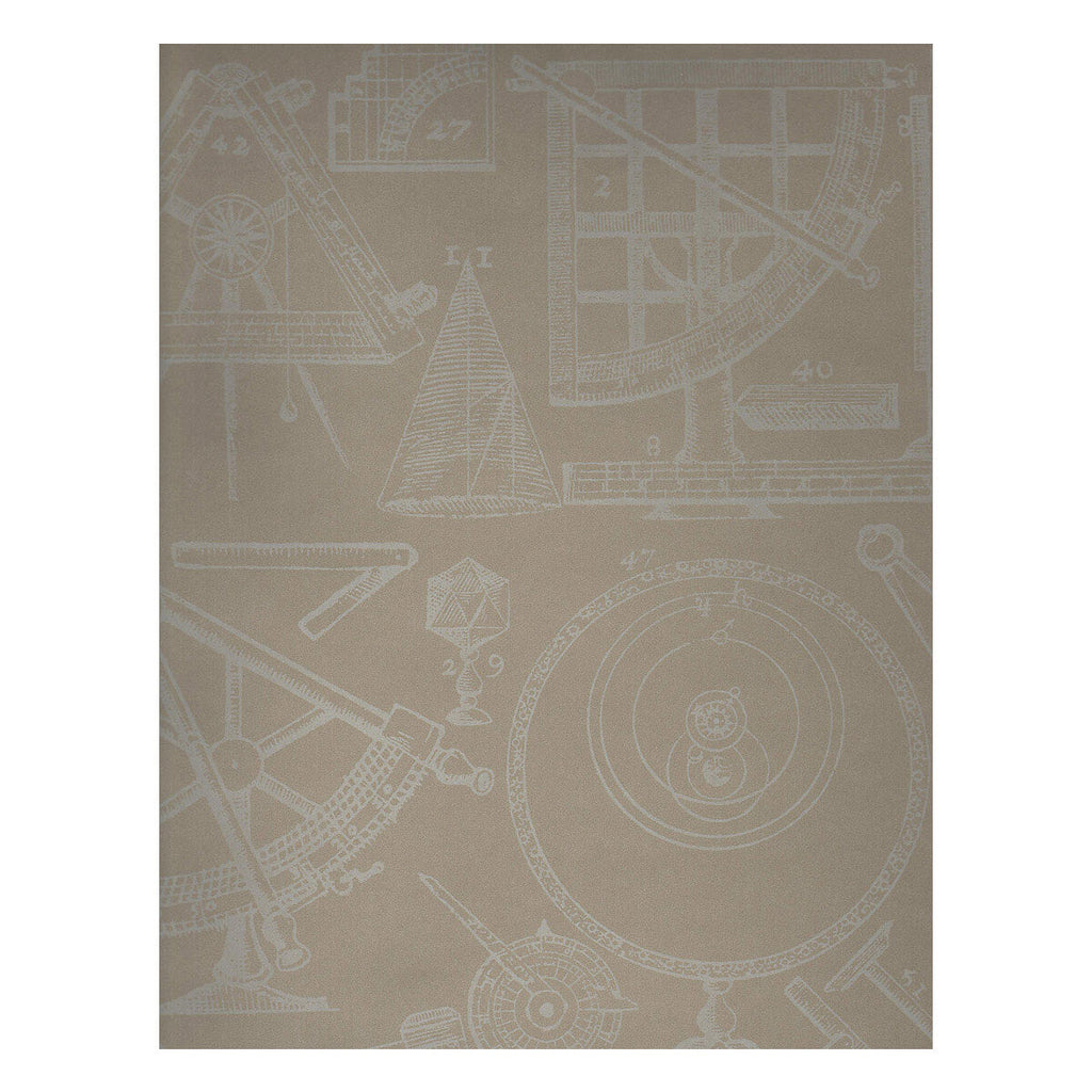 Newton - Linen | Kravet Couture | Andrew Martin Navigator | Novelty Wallcovering Print