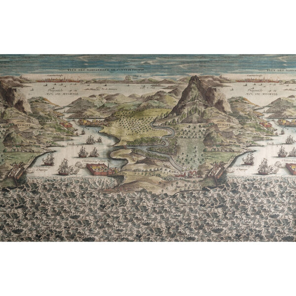 Constantinople - 316 Green | Kravet Couture | Andrew Martin Scholar | Novelty Wallcovering Print