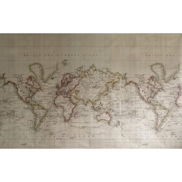 Latitude - 1619 Beige | Kravet Couture | Andrew Martin Scholar | Novelty Wallcovering Print
