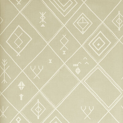 Berber - Sand Beige | Kravet Couture | Andrew Martin Casablanca |Global Geometric Wallcovering Print