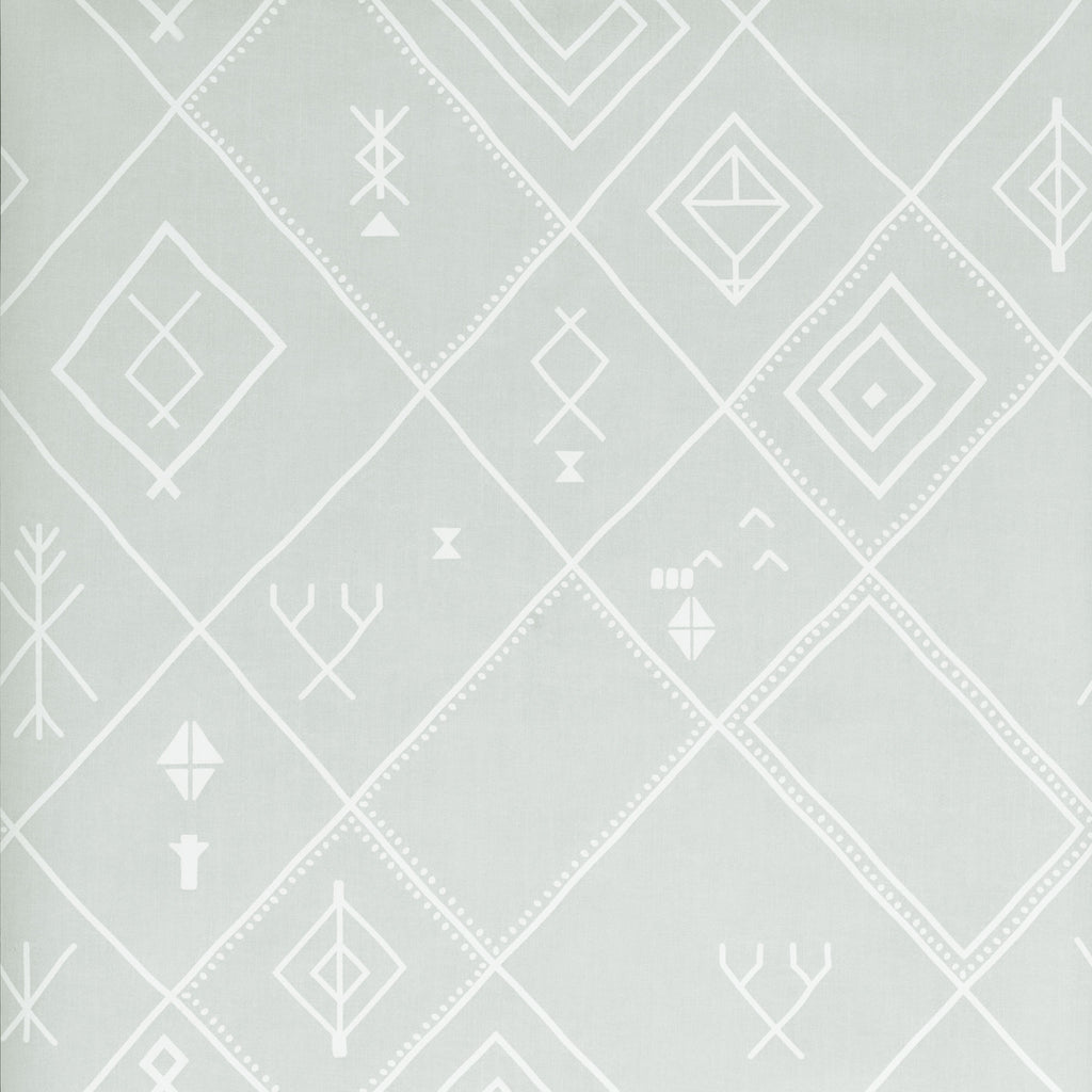 Berber - Sea Light Blue | Kravet Couture | Andrew Martin Casablanca |Global Geometric Wallcovering Print