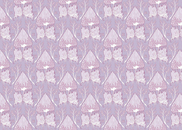 Dear Deer Damask Fabric | Phillipe Romano Screen Prints