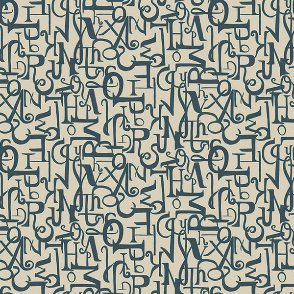 Verso Azul Oscuro, Azul Oscuro Wallcoverings | Tres Tintas