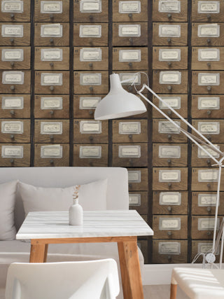 Apothecary Neutral - Taupe, Brown Wallcovering | Mind the Gap