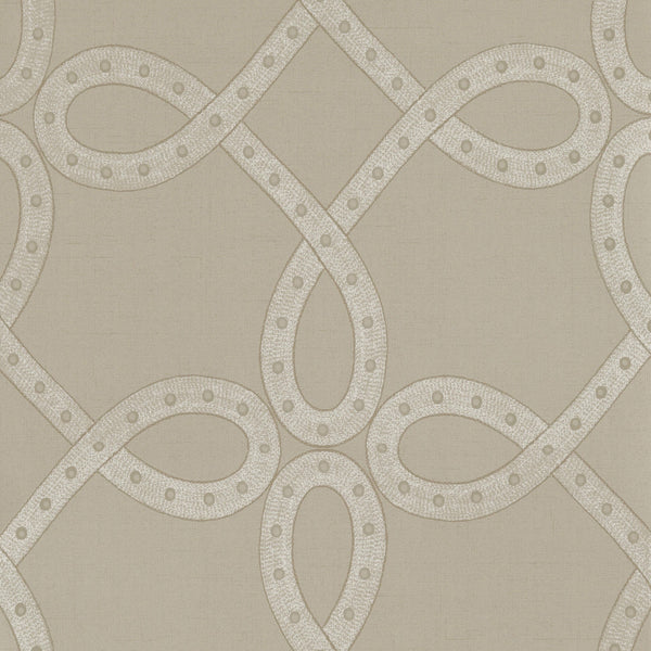 Salina Ribbon, Linen Wallcoverings | Thibaut