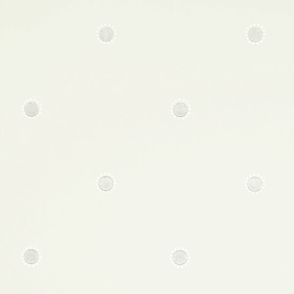 Durham Dot, Off White Wallcoverings | Thibaut