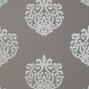 Arran, Metallic on Dark Taupe
