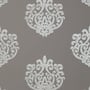Arran, Metallic on Dark Taupe