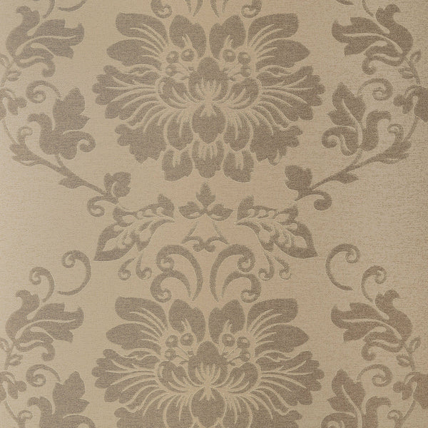 St. Germain, Taupe Wallcoverings | Thibaut