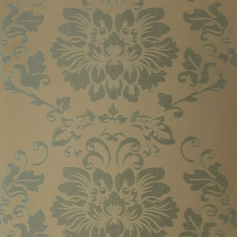 St. Germain, Teal on Metallic Gold