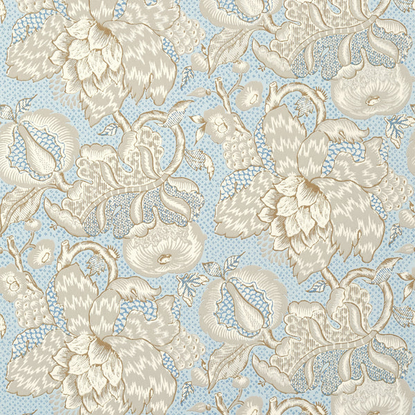 Westmont, Spa Blue Wallcoverings | Thibaut