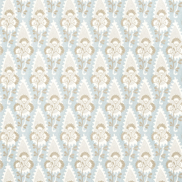 Cornwall - Light Blue Wallcovering | Anna French