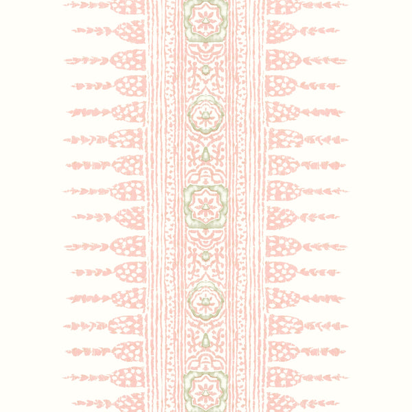 Javanese Stripe, Blush Wallcoverings | Thibaut