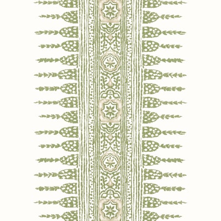 Javanese Stripe, Green and White