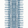 Javanese Stripe, Navy and White