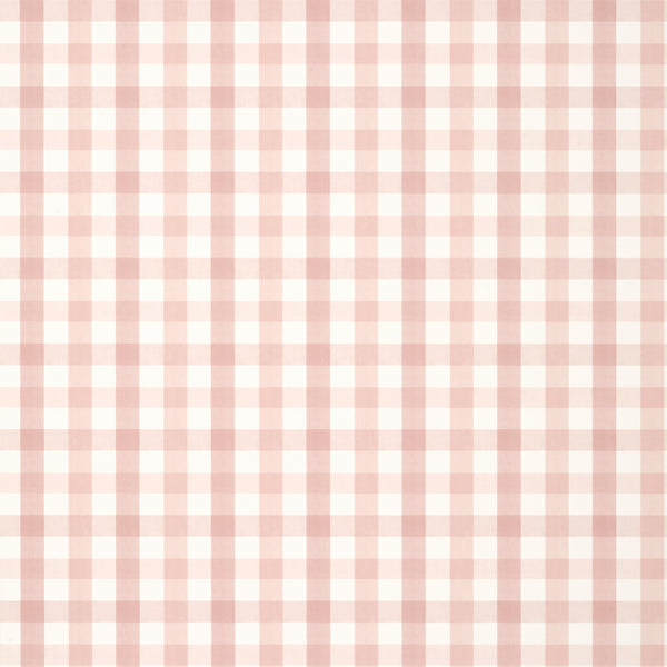 Saybrook Check, Blush Wallcoverings | Thibaut
