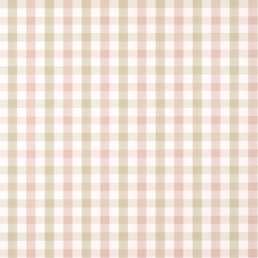Saybrook Check, Pink and Beige