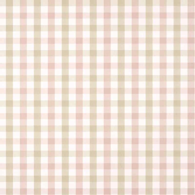 Saybrook Check, Pink and Beige