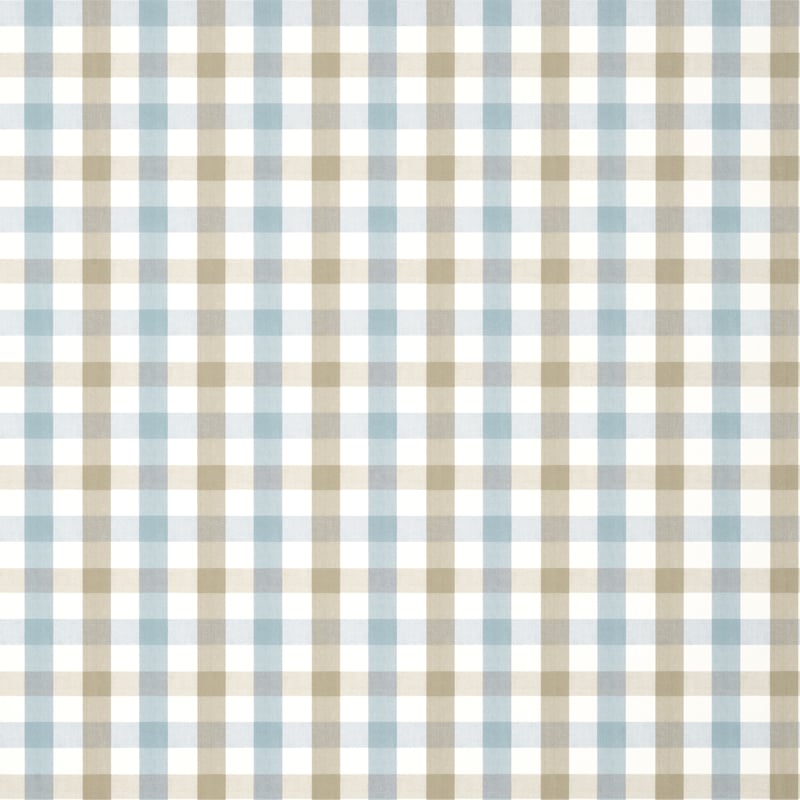 Saybrook Check, Spa Blue and Beige